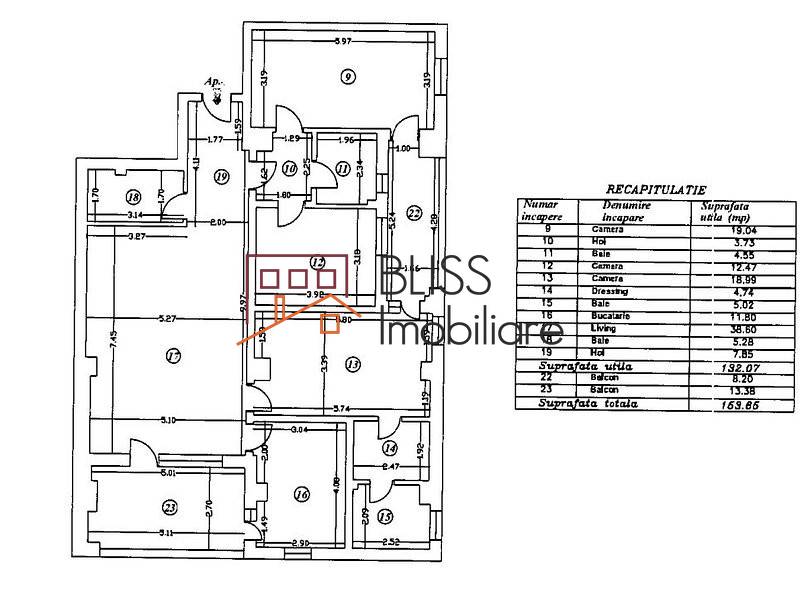 Apartament de Inchiriat Aviatiei | Promenada mall | Metro Pipera - 4 Camere - ID:117580 | Bliss Imobiliare / Photo 19 - BLISS Imobiliare