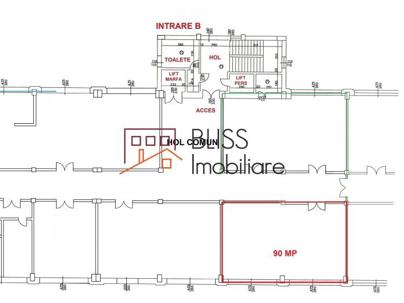 spațiu de birouri de Inchiriat Gara Obor - ID:123765 | Bliss Imobiliare / Photo 10 - BLISS Imobiliare