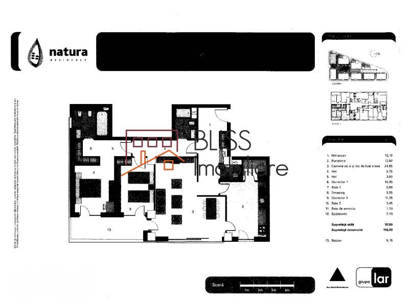 2-Bedroom Apartment In Gated Compound With Pool View Natura Residence, Bucharest | Bliss Imobiliare / Photo 17 - BLISS Imobiliare