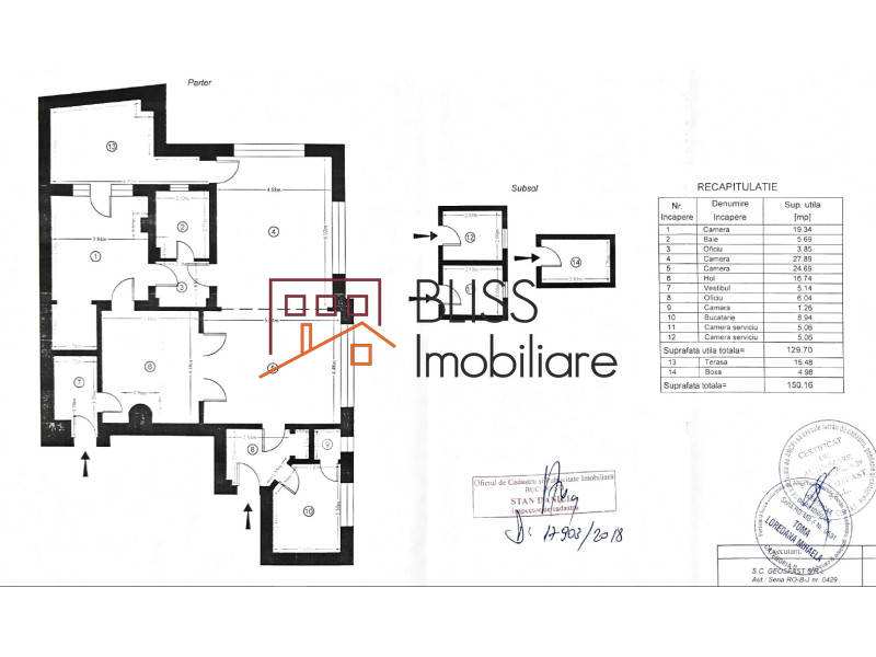 Apartment for Sale KM 0 | Ultracentral, Bucharest - 2 Bedroom - ID:77271 | Bliss Imobiliare / Photo 9 - BLISS Imobiliare
