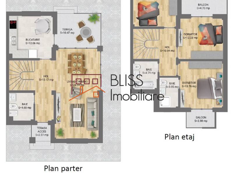 Vila de Vanzare Boreal - 4 Camere - ID:89206 | Bliss Imobiliare / Photo 12 - BLISS Imobiliare